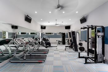 Modern fitness center